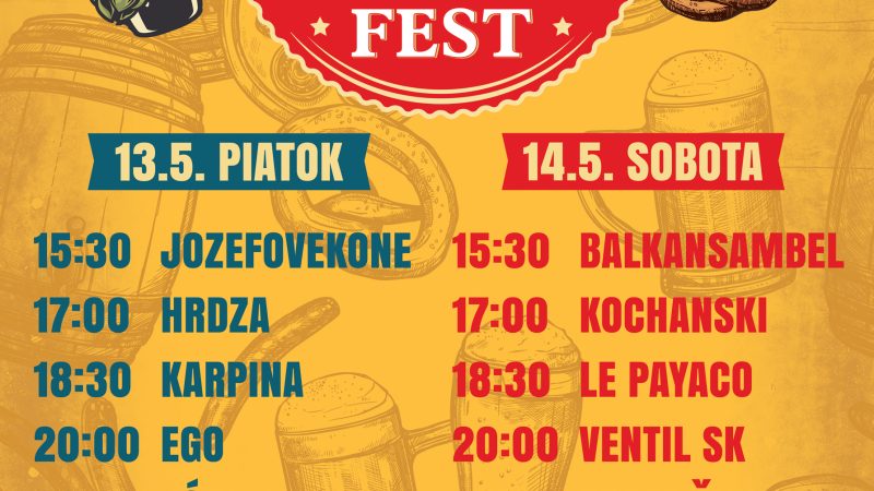 Bratislava má nový festival, 13. a 14. mája vypukne Urpiner Pressburger Fest!￼